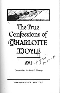 Charlotte Doyle signed 90