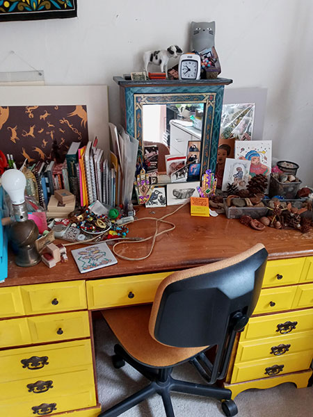 Cathy Camper's Desk