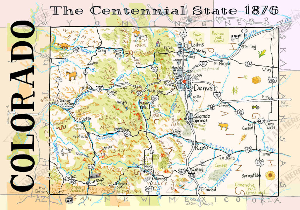 Colorado, the Centennial State - Avi