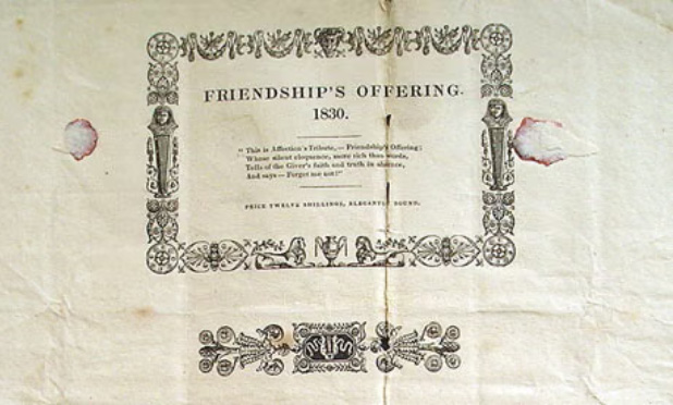 Oldest known dust jacket for a book